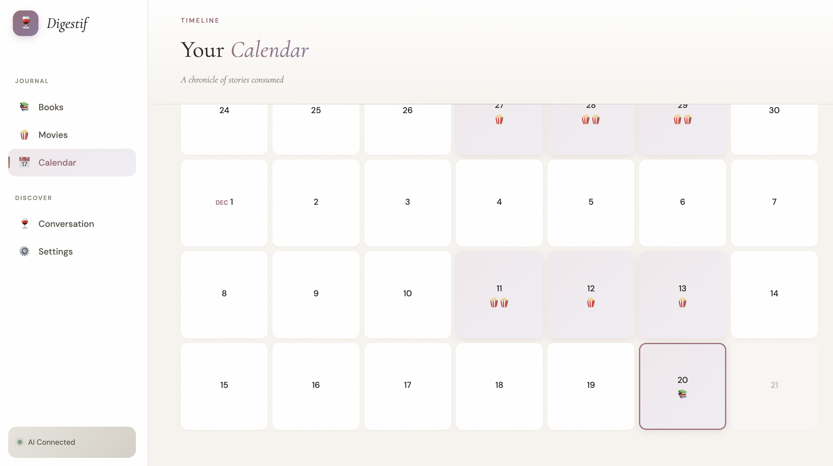 Calendar View